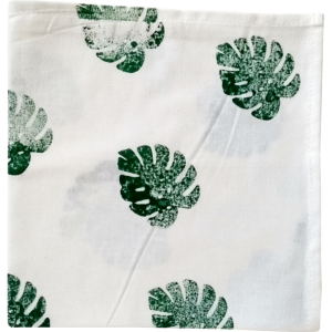 Montessori Leaf Block Printed Napkin (set of 6)