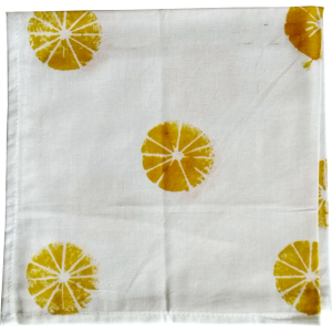 Lemon Block Printed Napkin(Set of 6)